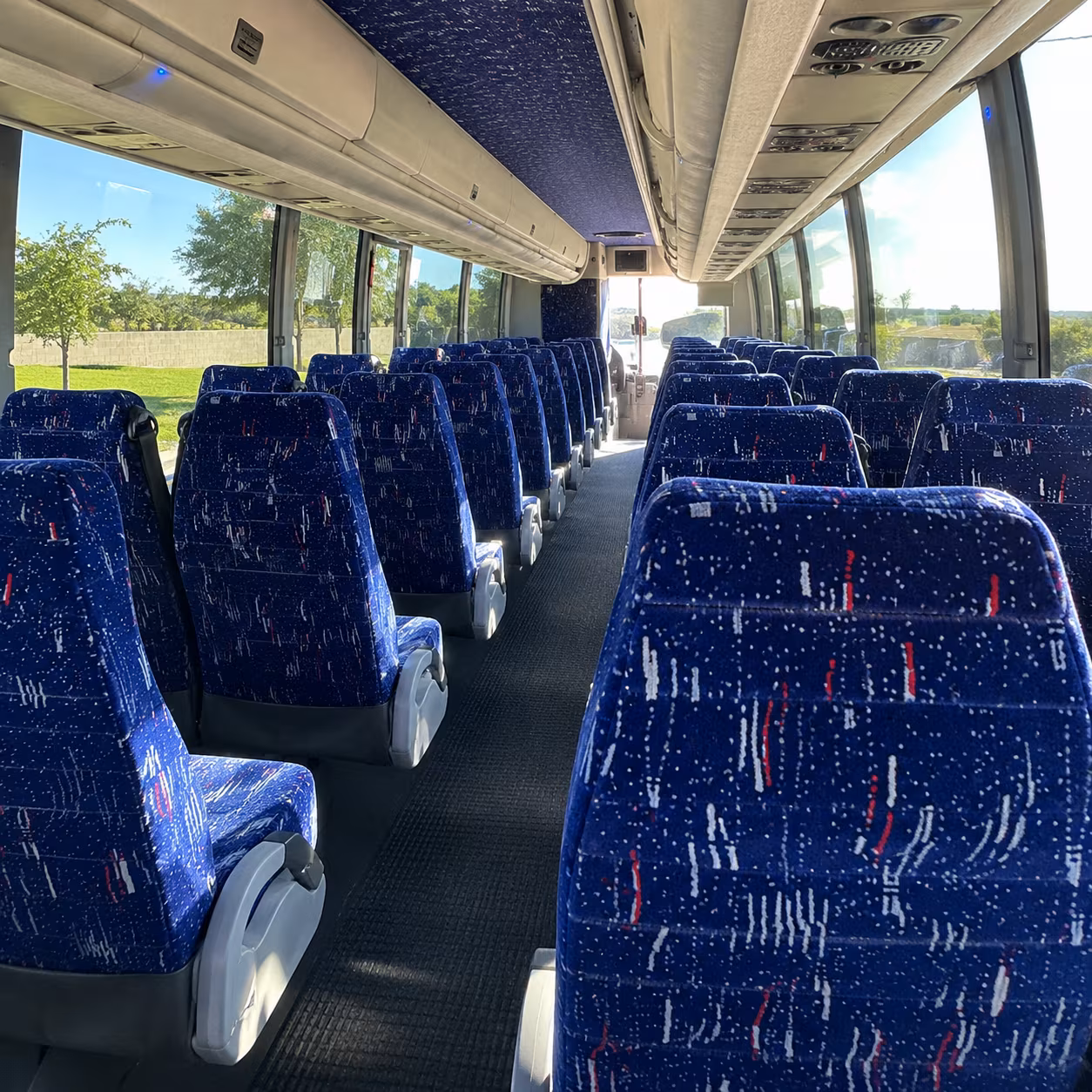 charter bus rentals for sandy springs corporate campus shuttles