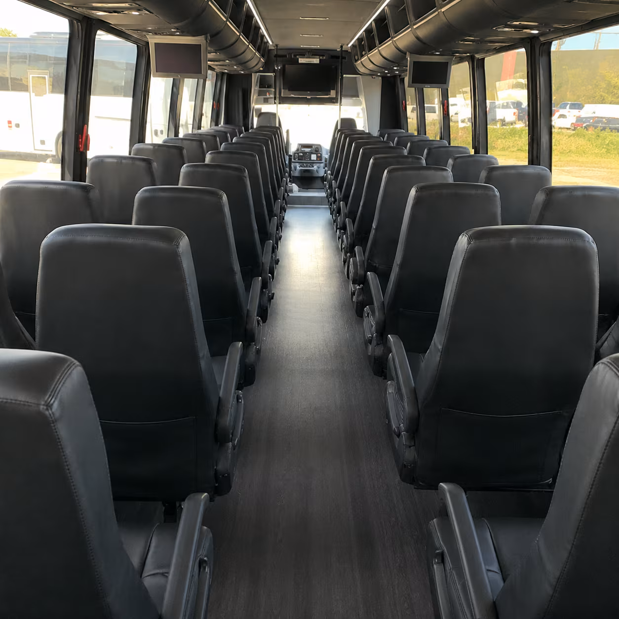 rehearsal dinner and wedding weekend bus rentals in sandy springs