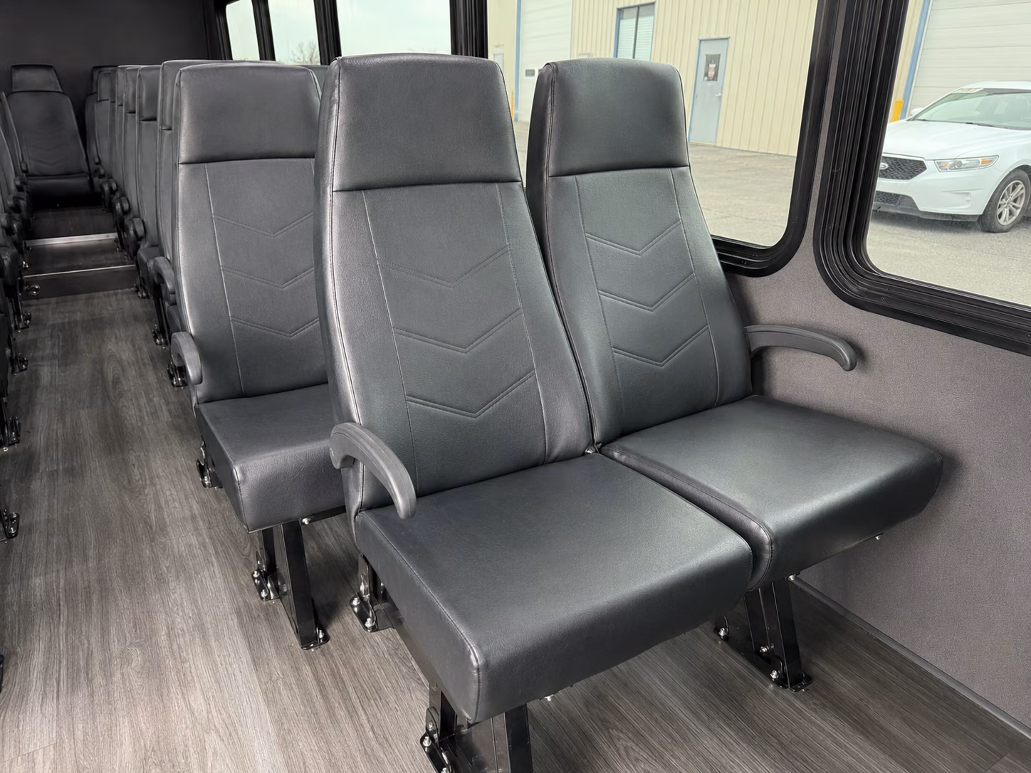 sandy springs 20 passenger minibus inside