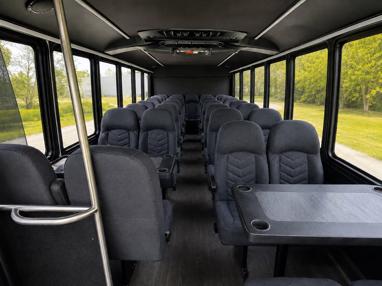 sandy springs 20 passenger minibus interior