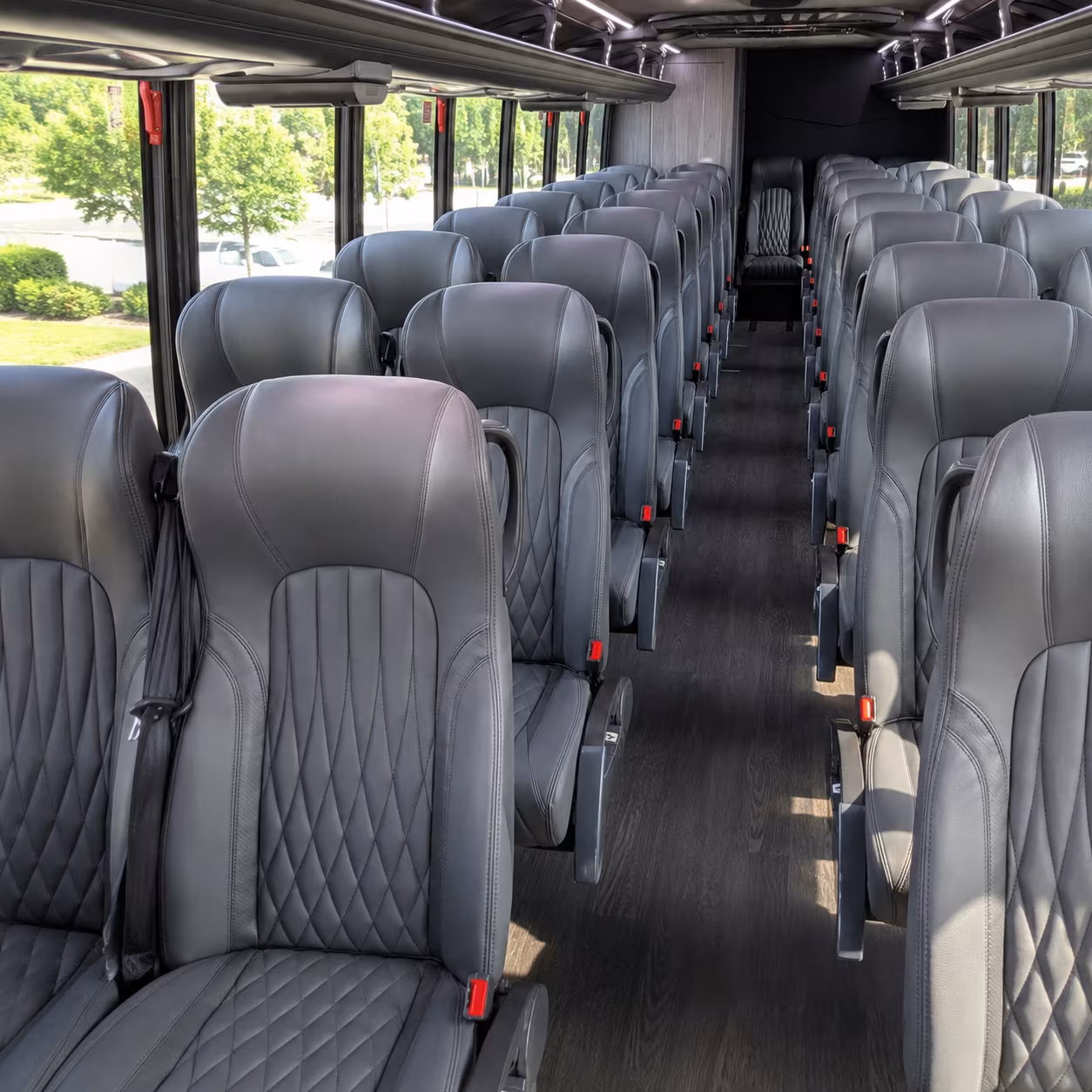 sandy springs 25 passenger minibus inside