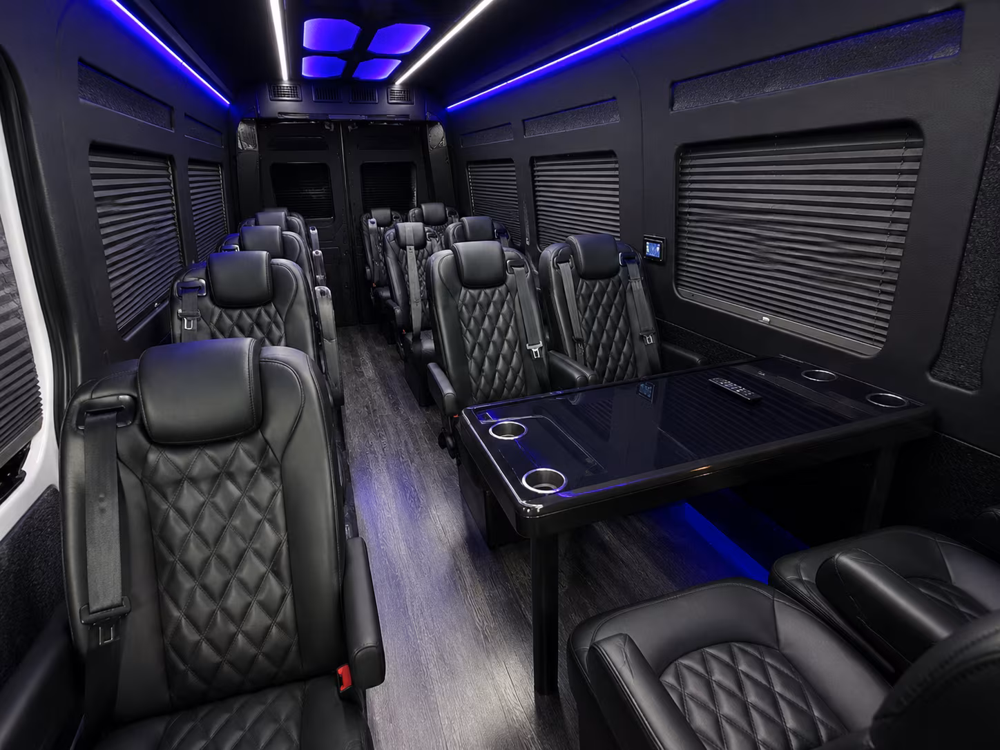 sandy springs corporate event transportation onboard seating