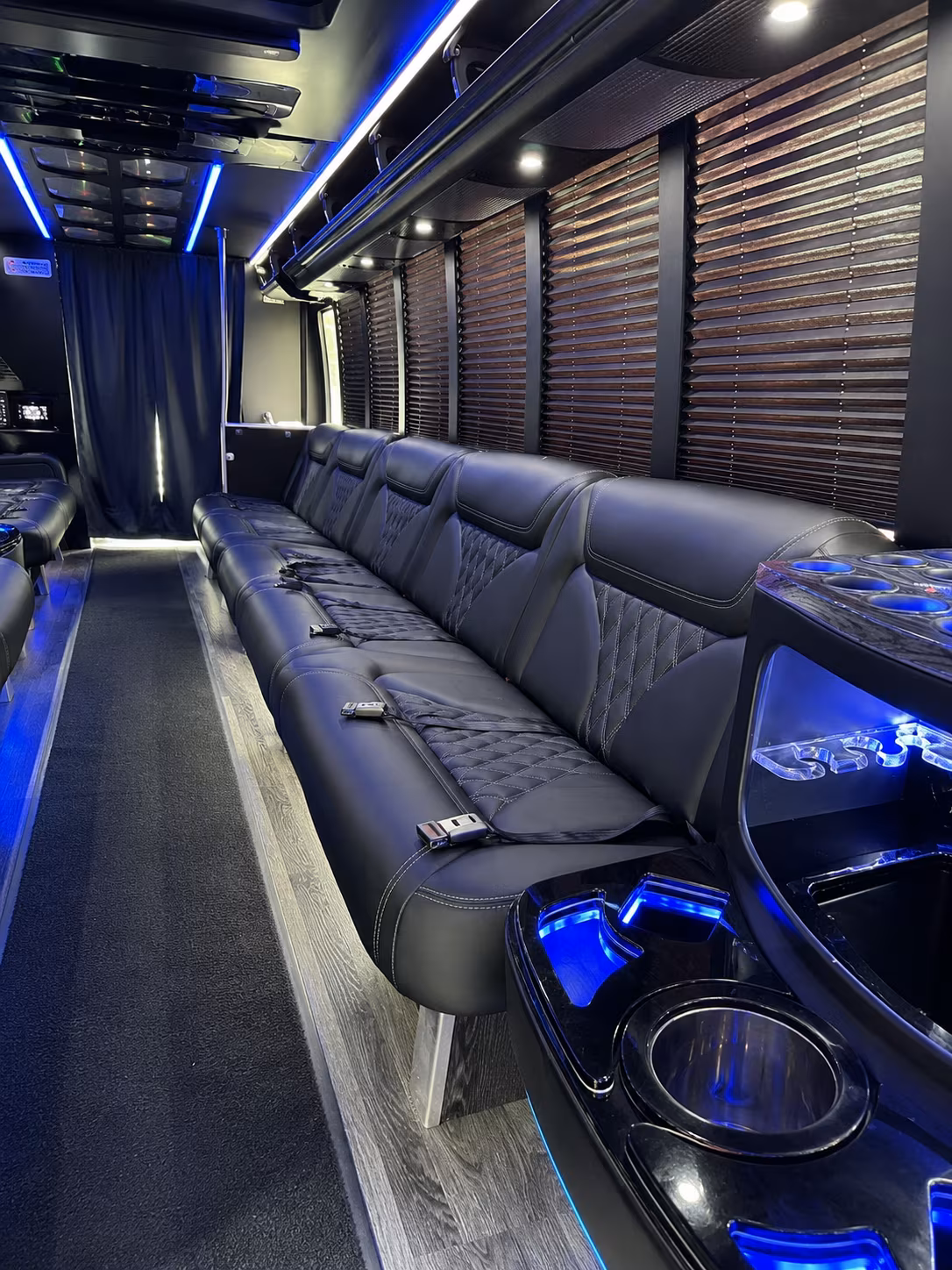 sandy springs night out party bus rental
