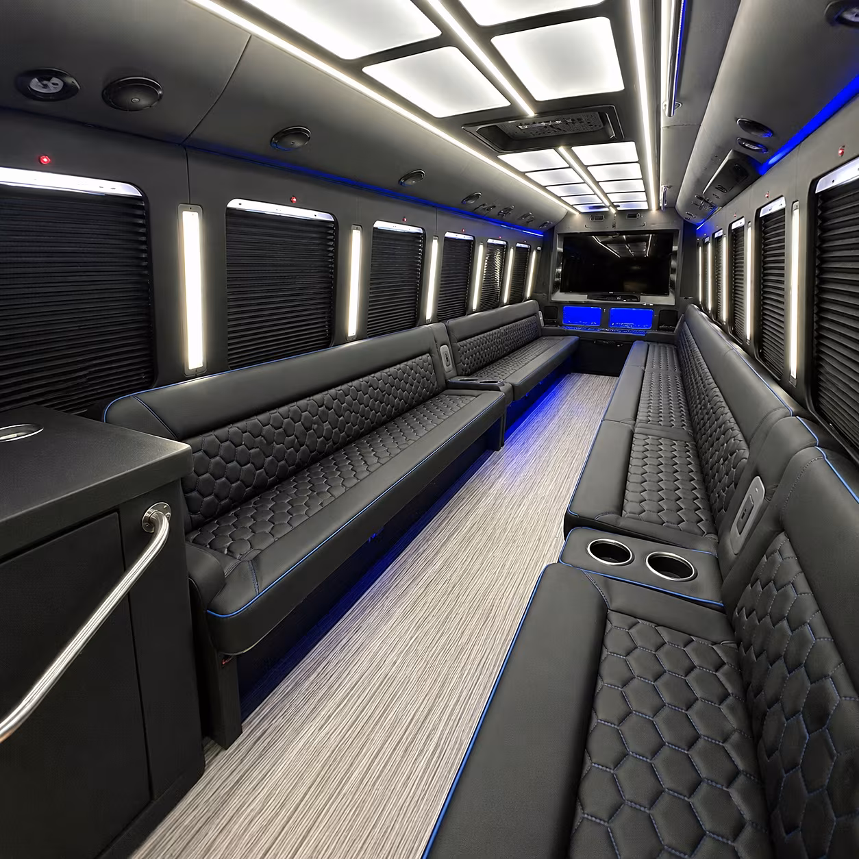 sandy springs party bus rentals inside
