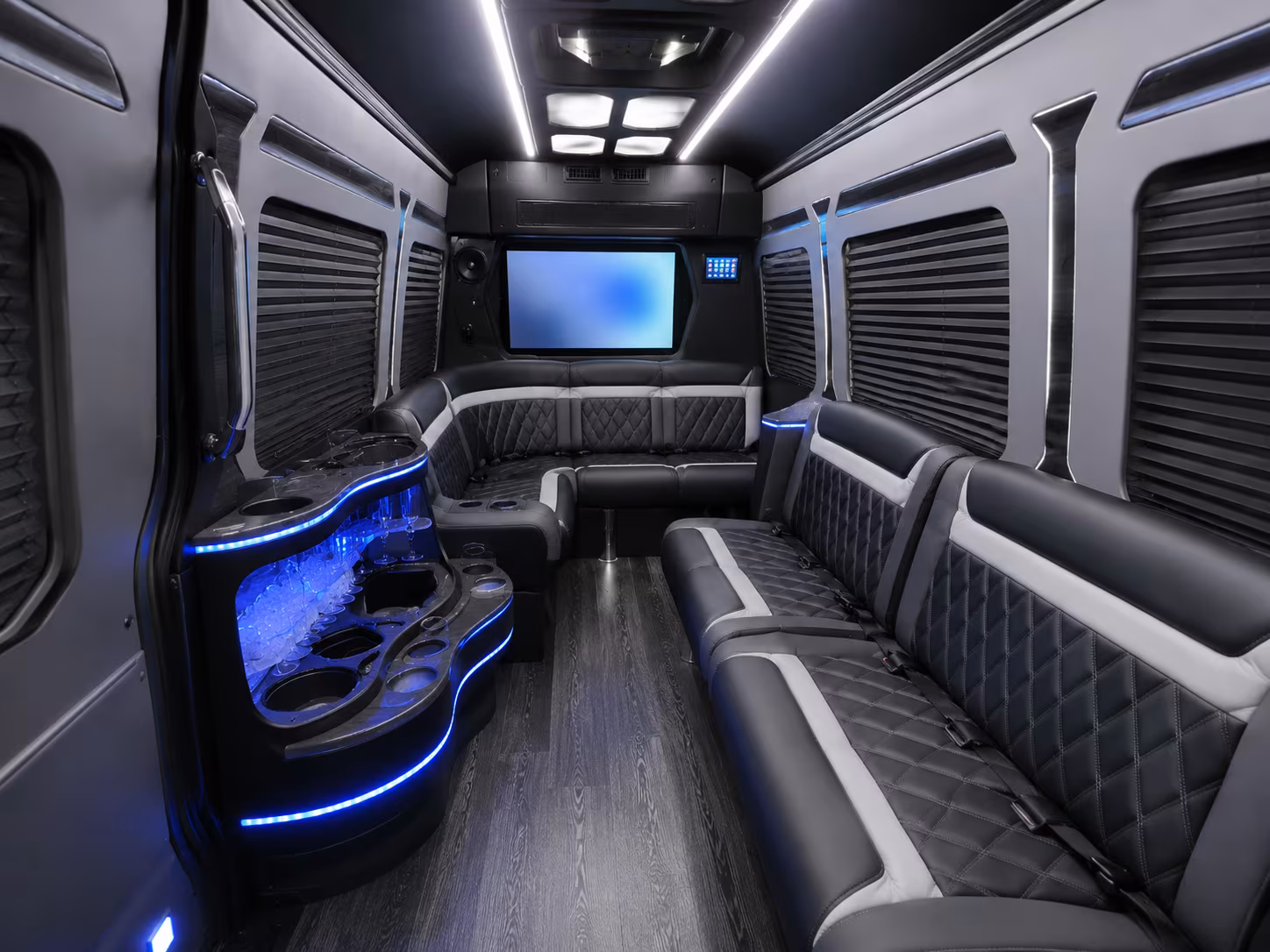 sandy springs sprinter limousine inside