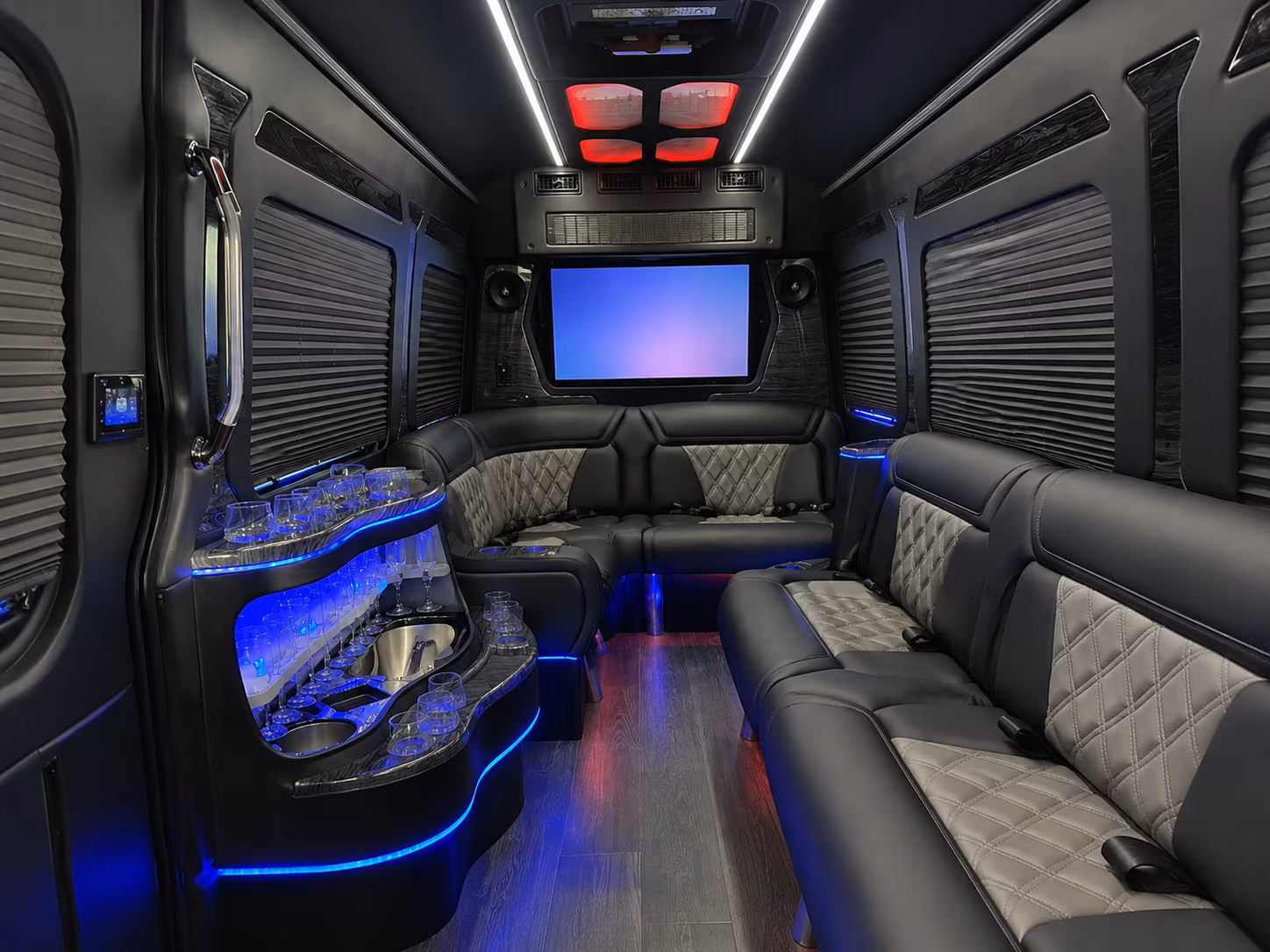 sandy springs sprinter limousine interior