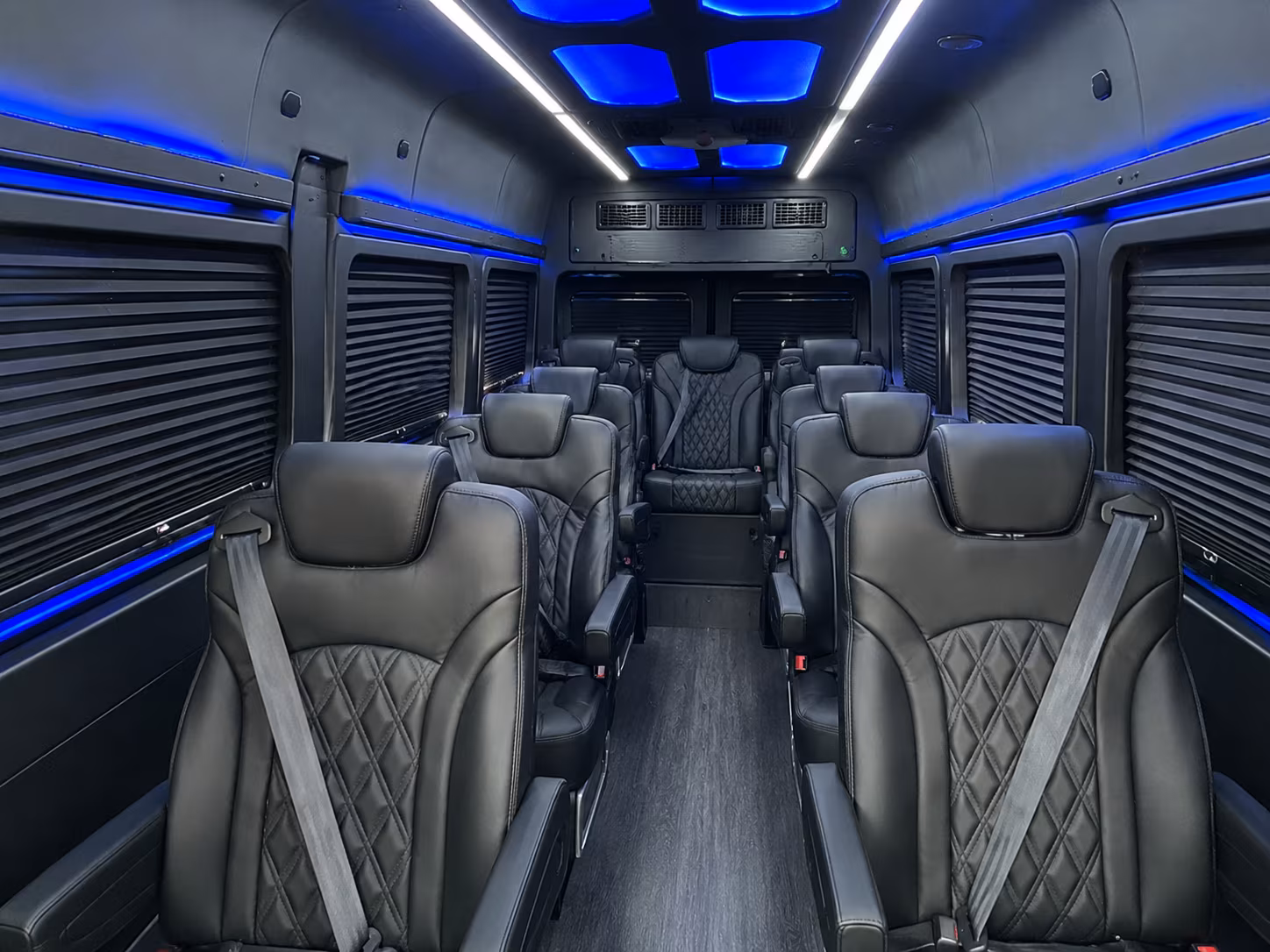 sandy springs sprinter van with driver inside